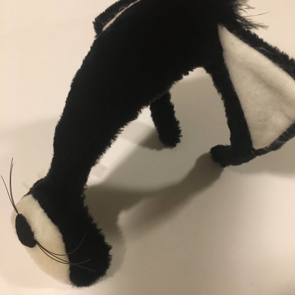 Black and White Cat Mask with Headband Costume - Picture 3 of 6